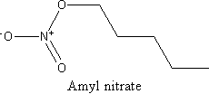 amyl nitrate molecule